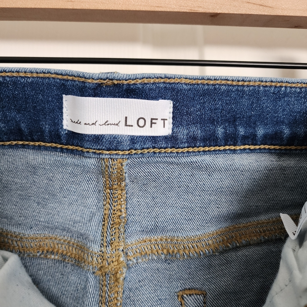 Loft Blue Denim Bootcut Jeans - Picture 3 of 7